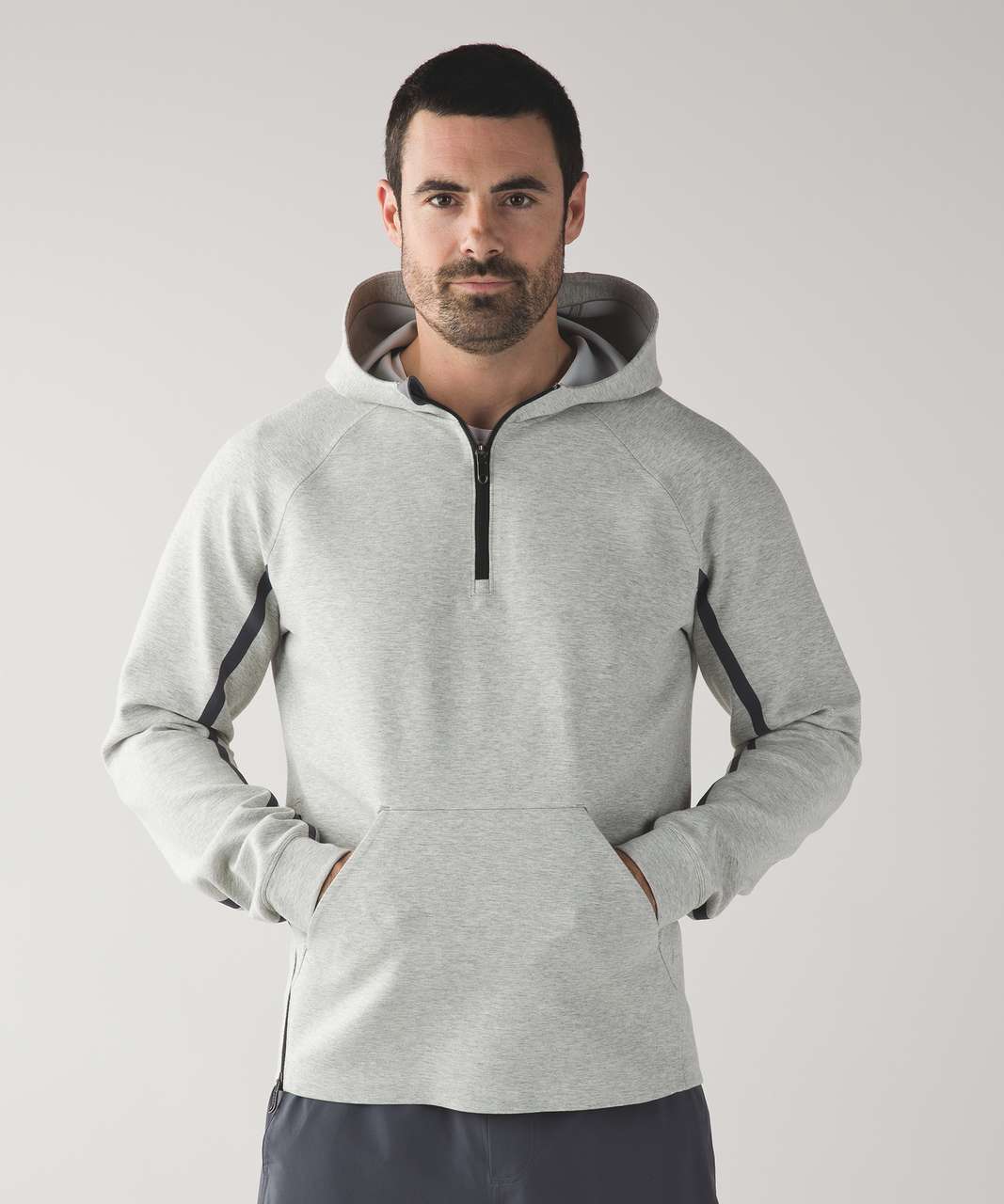 Lululemon Chamber Pullover Hoodie - Heathered Light Grey - lulu