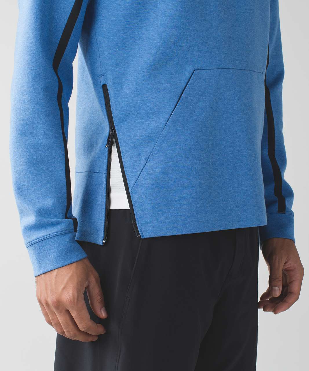 Lululemon Chamber Long Sleeve - Heathered Lakeside Blue / Heathered Deep Navy