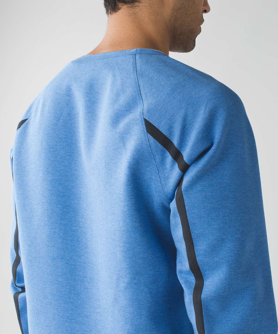 Lululemon Chamber Long Sleeve - Heathered Lakeside Blue / Heathered Deep Navy