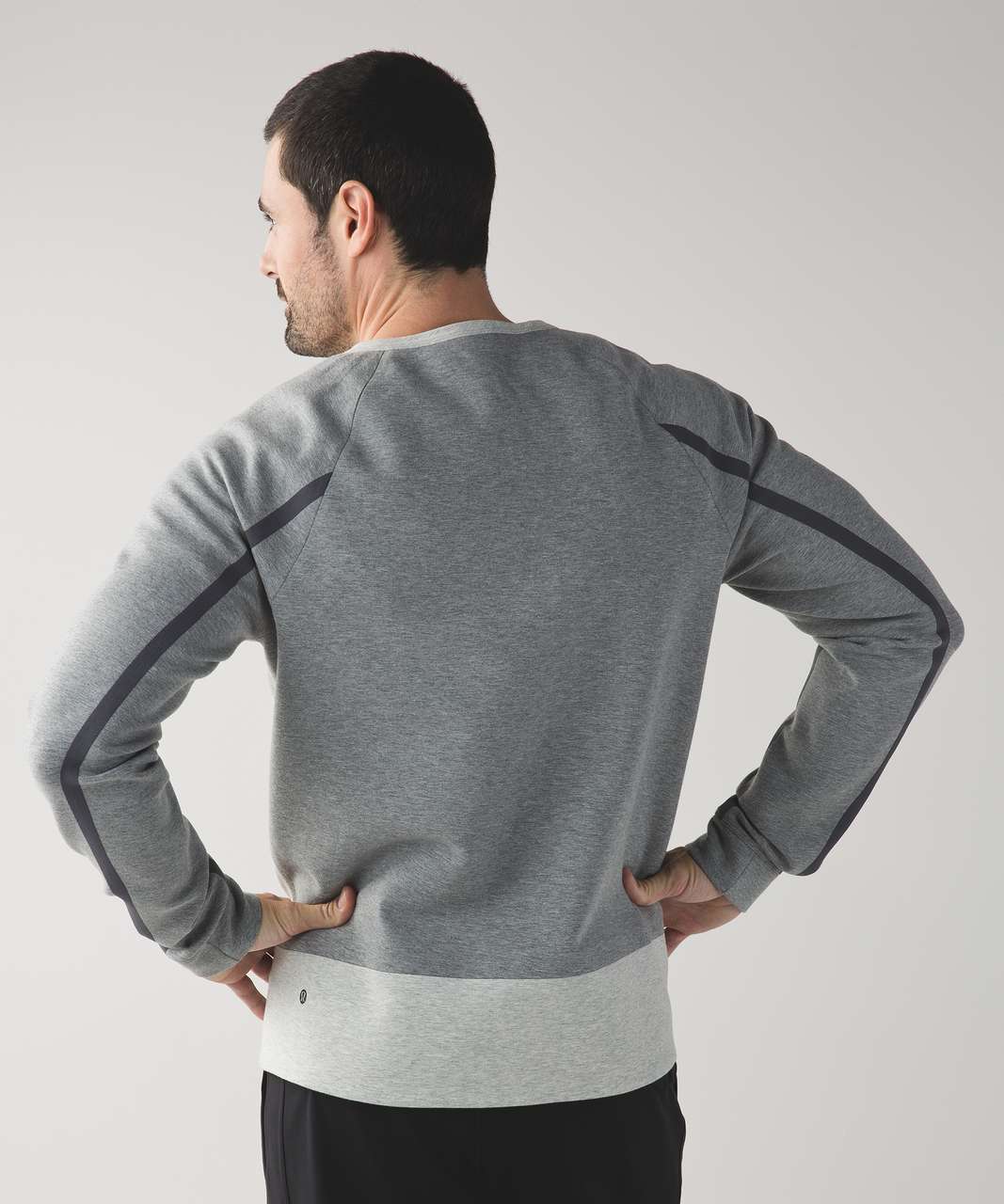 Lululemon Chamber Long Sleeve - Heathered Light Grey / Heathered Medium Grey