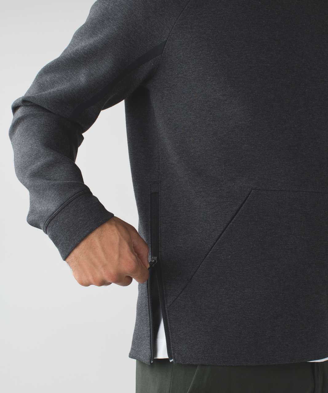 Lululemon Chamber Long Sleeve - Heathered Black