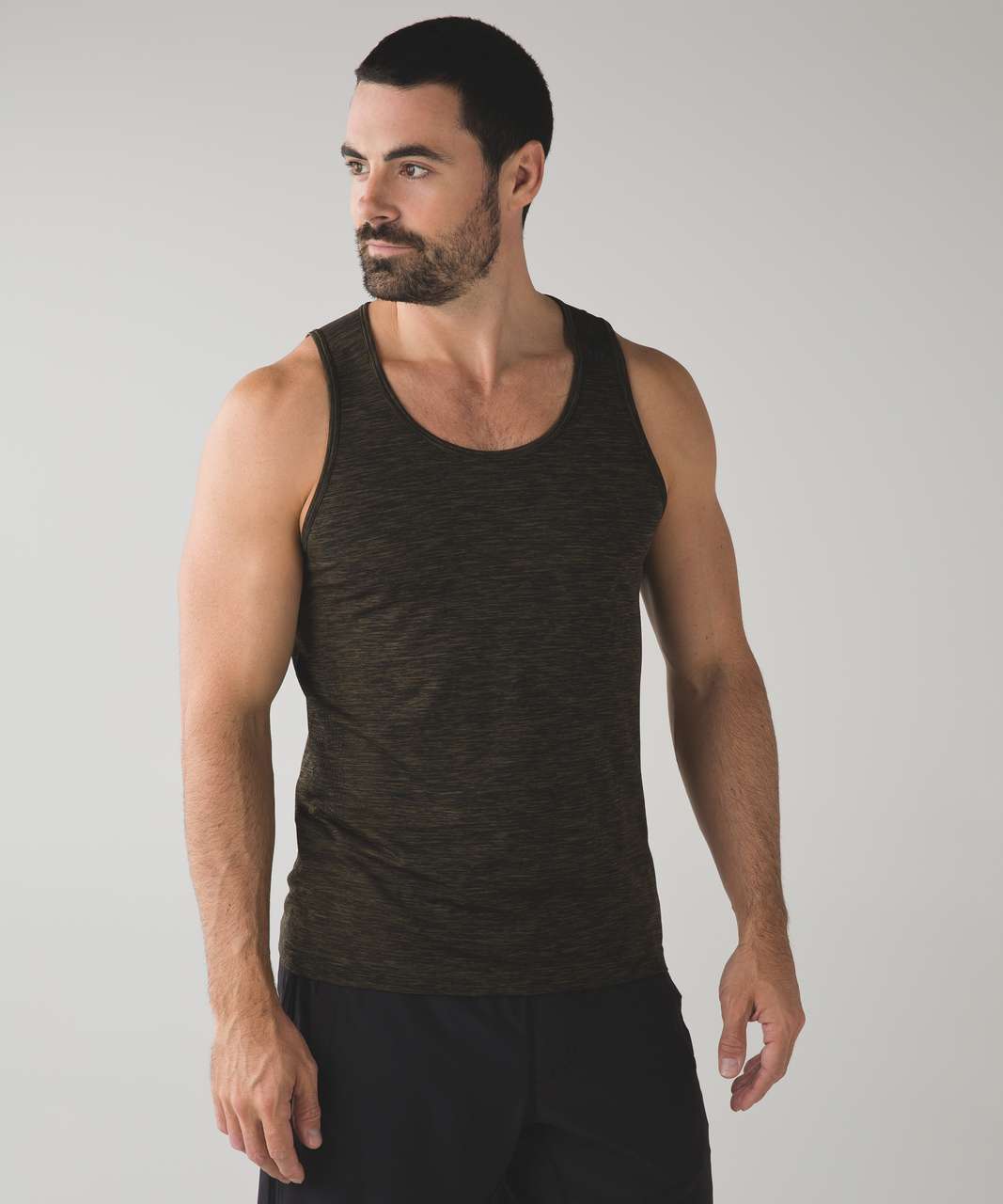 Lululemon Metal Vent Tech Tank - Moss / Black