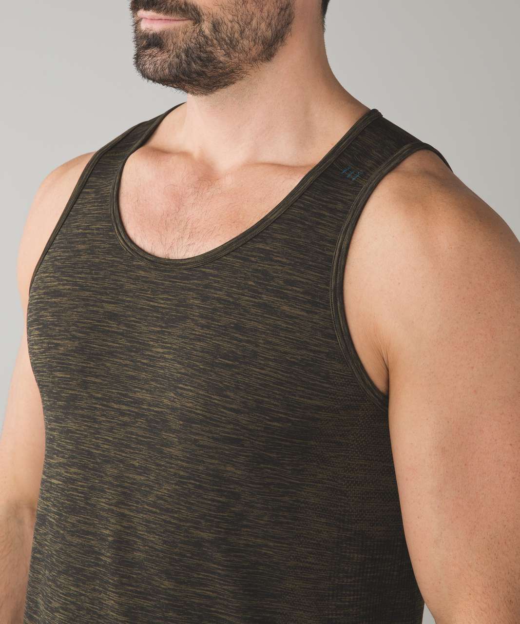 Lululemon Metal Vent Tech Tank - Moss / Black