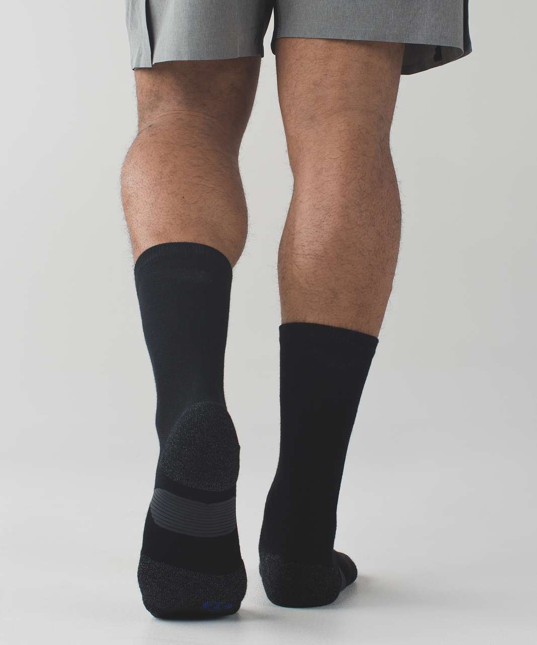 Lululemon Mud Sport Crew Sock - Black / Harbor Blue