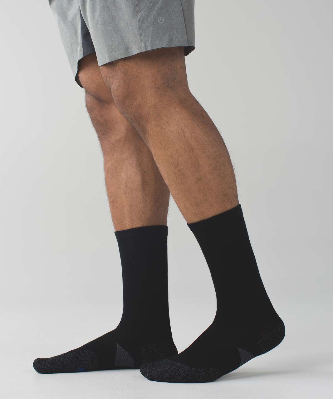 Lululemon Mud Sport Crew Sock - Black / Harbor Blue