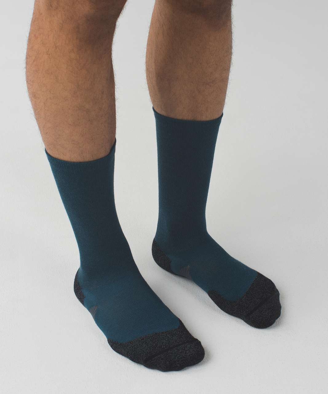 Lululemon Mud Sport Crew Sock - Alberta Lake / Black / Caspian Blue