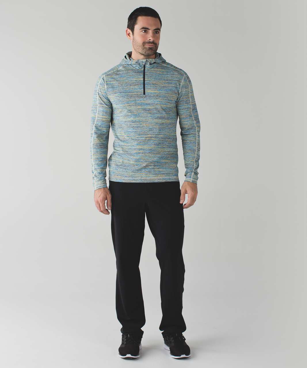 Lululemon Surge Warm Hoodie - Space Dye Camo Deep Navy Alberta Lake