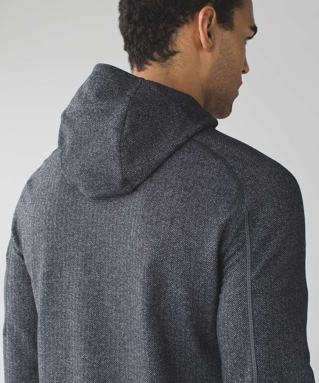 Lululemon Surge Warm Hoodie - Heathered Herringbone Black Heathered Black