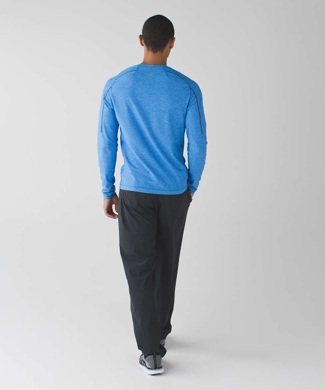 Lululemon Surge Warm Crew *Silver - Heathered Lakeside Blue