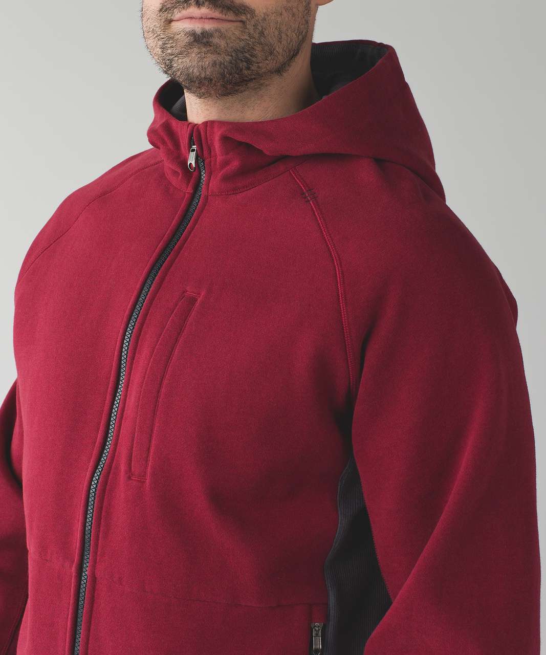 Lululemon Best Coast Hoodie - Heathered Cranberry / Dark Slate