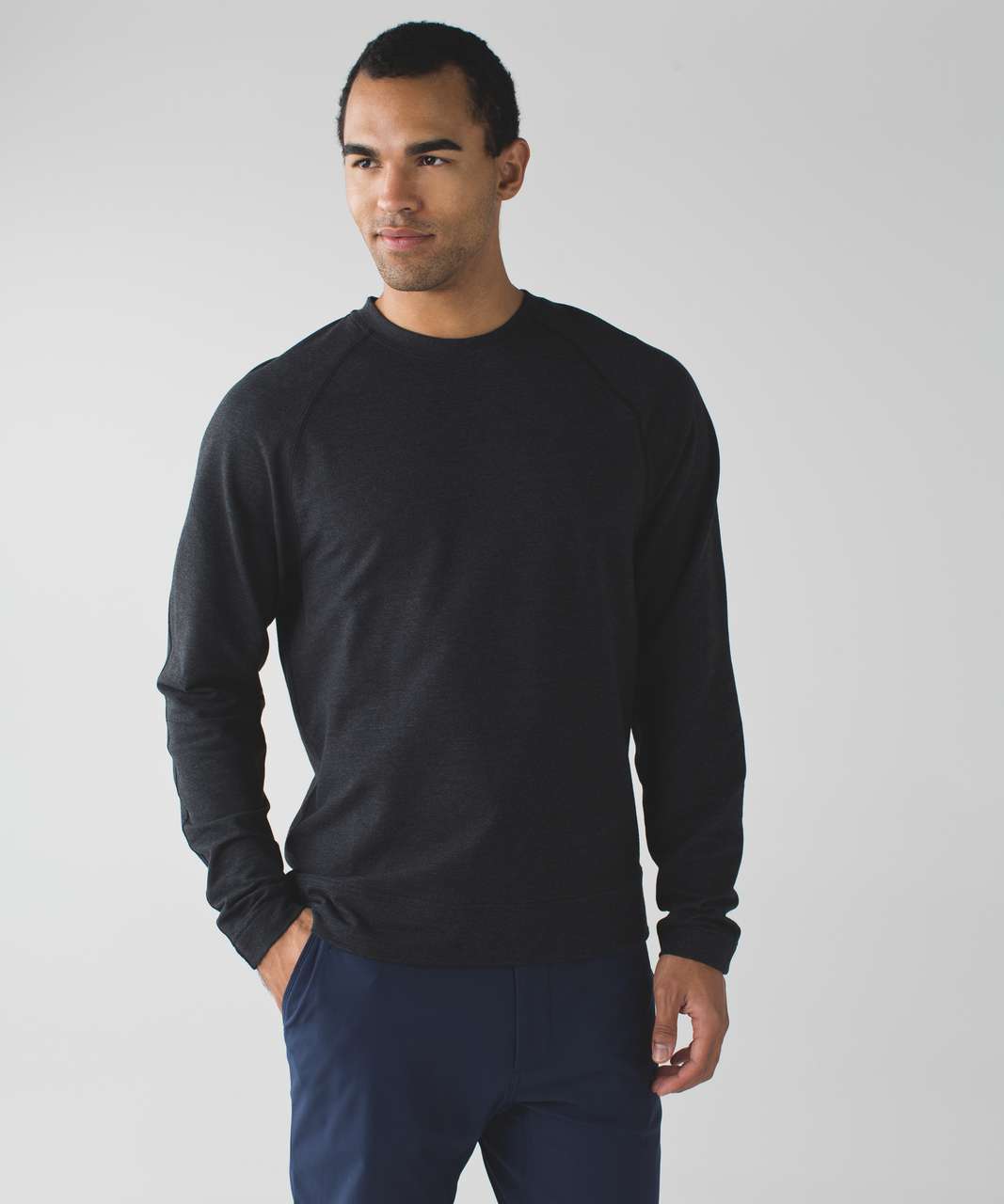 Lululemon Pave Crew - Black / Big Dark Lights White Alberta Lake