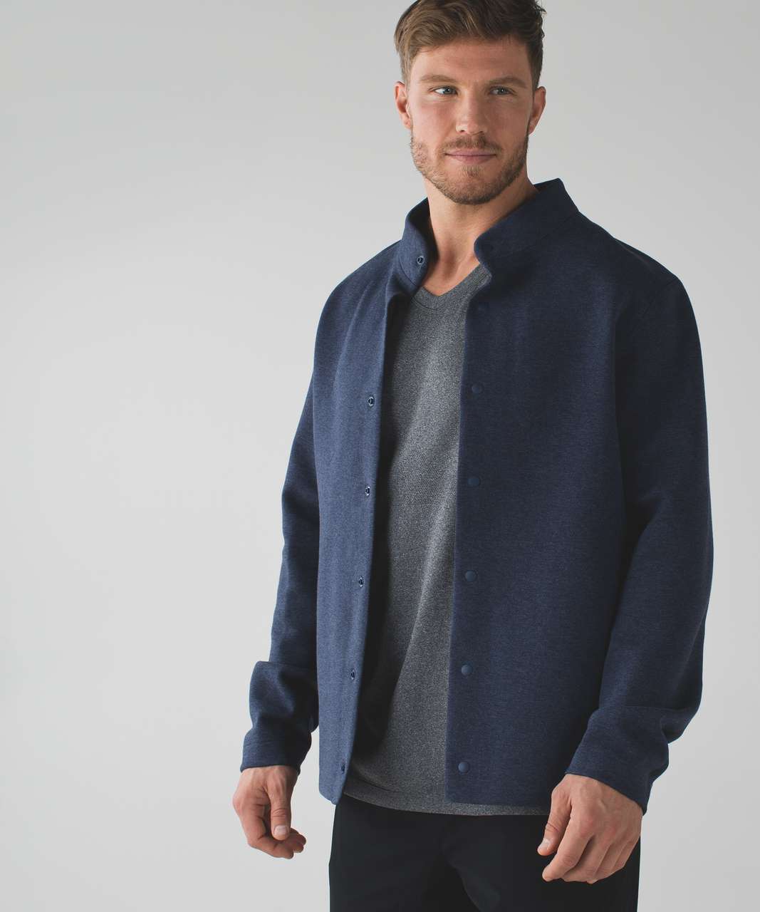 Lululemon Chamber Jacket - Heathered Deep Navy