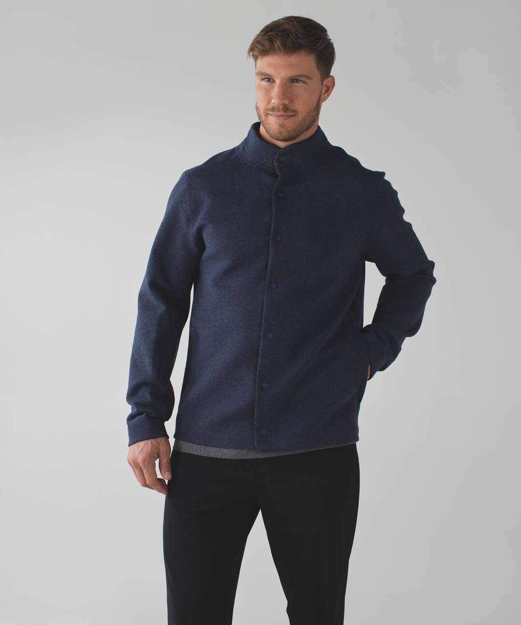 Lululemon Chamber Jacket - Heathered Deep Navy