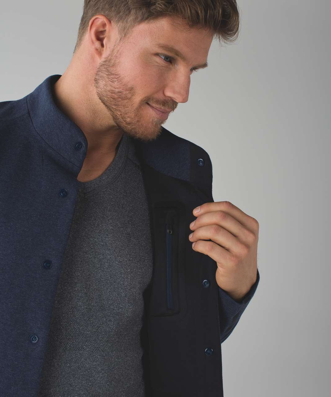 Lululemon Chamber Jacket - Heathered Deep Navy