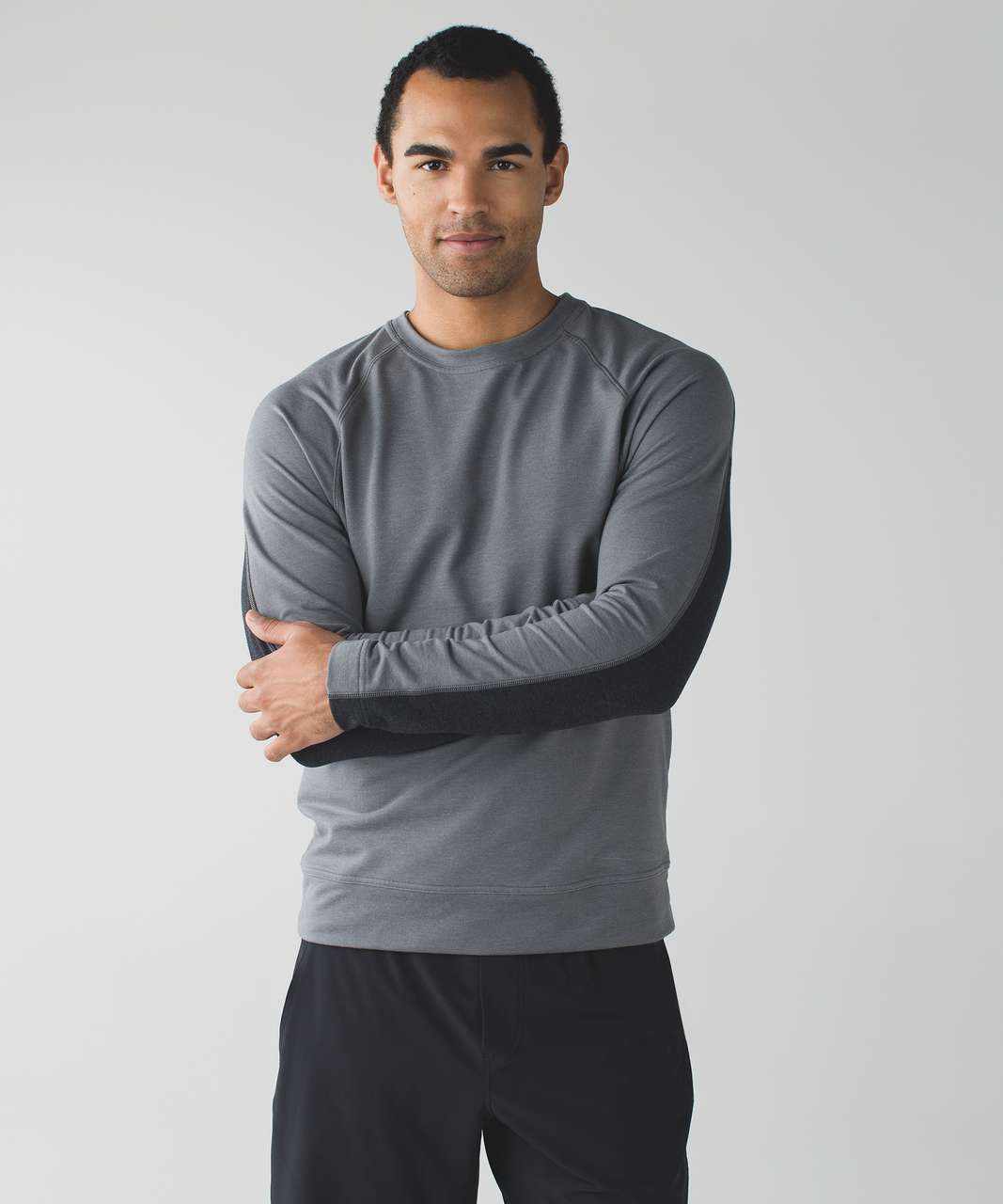 Lululemon Pave Crew - Slate / Big Dark Lights White Slate