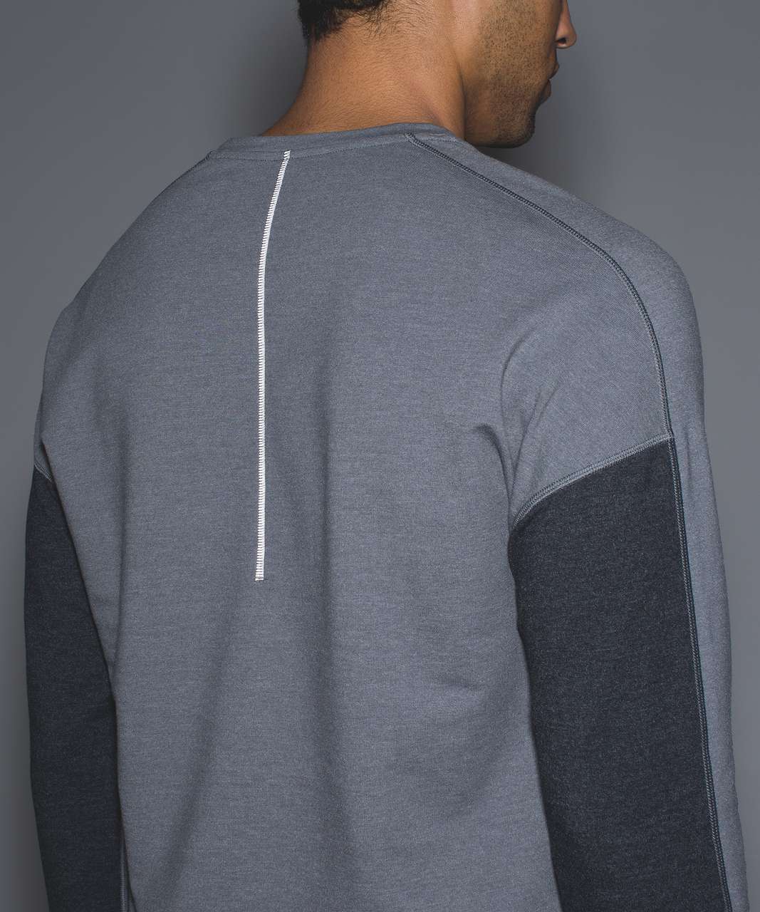 Lululemon Pave Crew - Slate / Big Dark Lights White Slate