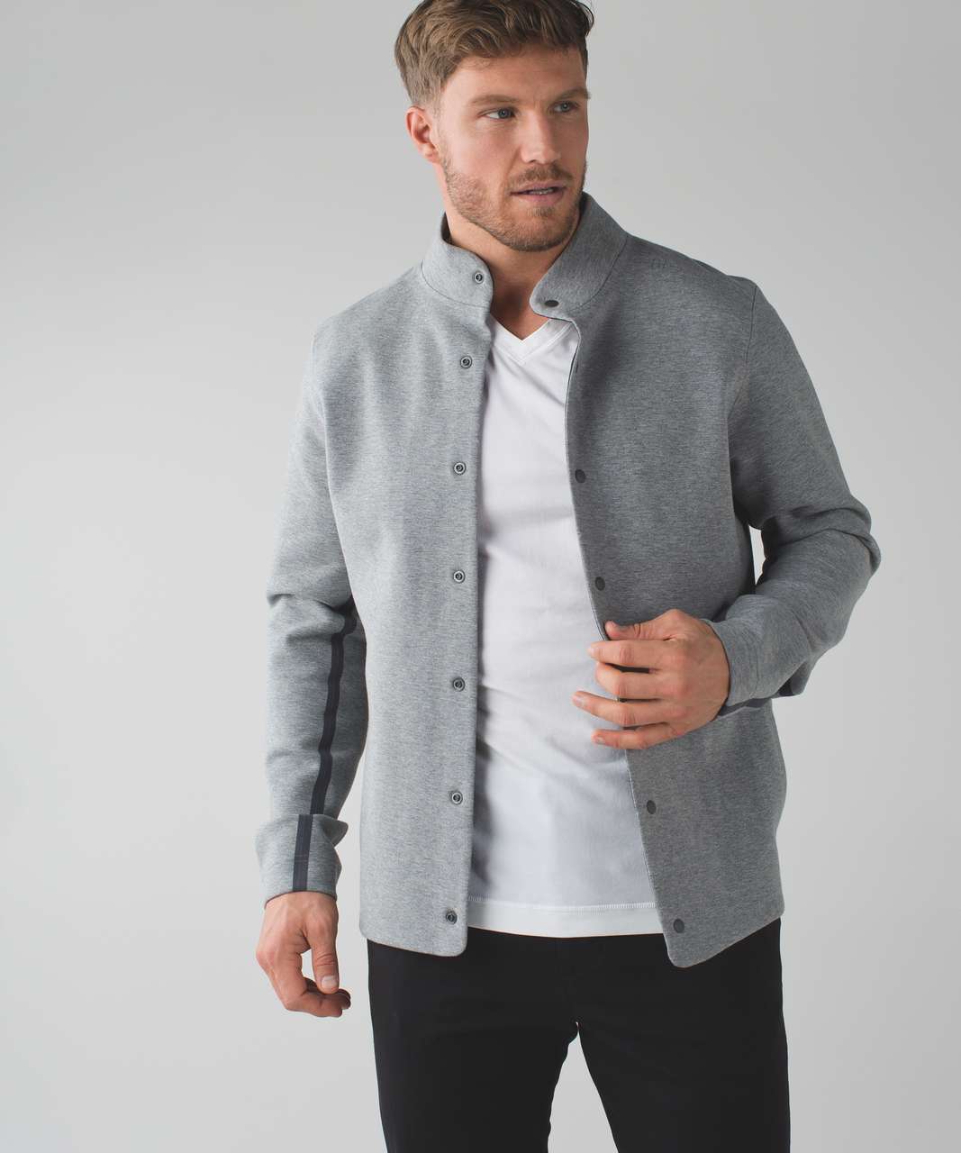 Lululemon Chamber Jacket - Heathered Medium Grey - lulu fanatics