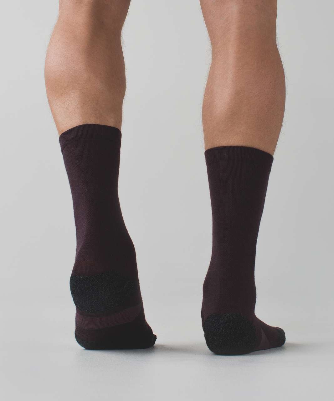 Lululemon Mud Sport Crew Sock - Black Cherry / Cranberry / Black