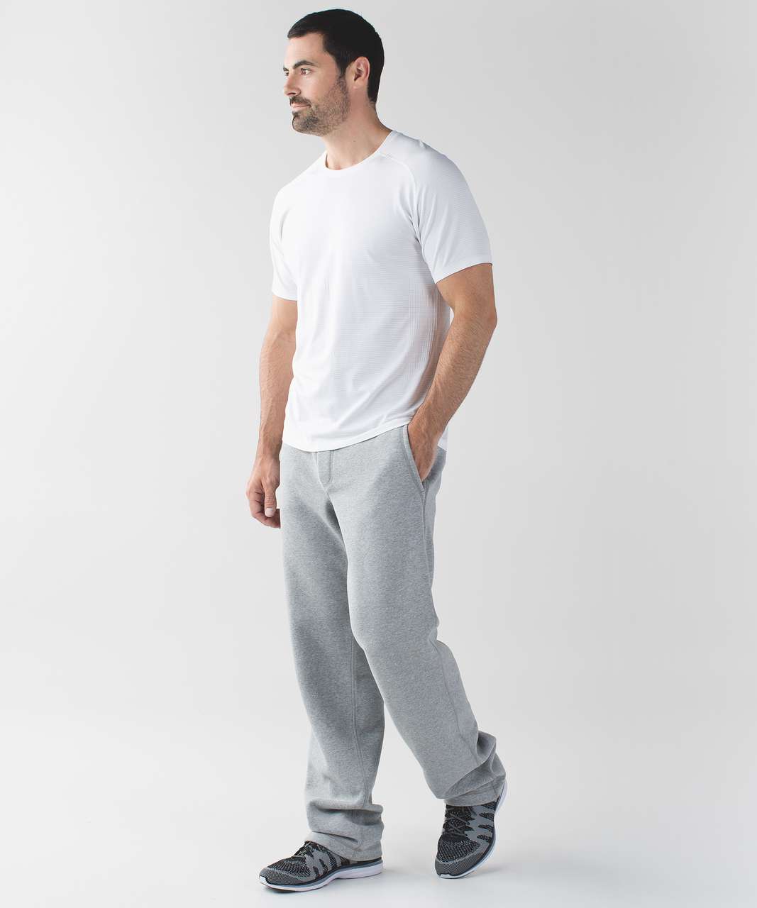 Lululemon Mens Gray Hustle Pants Size L misiondeamor.com.mx