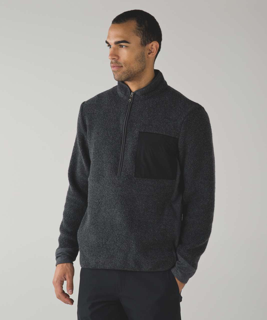 Lululemon Pyle Pullover - Heathered Black