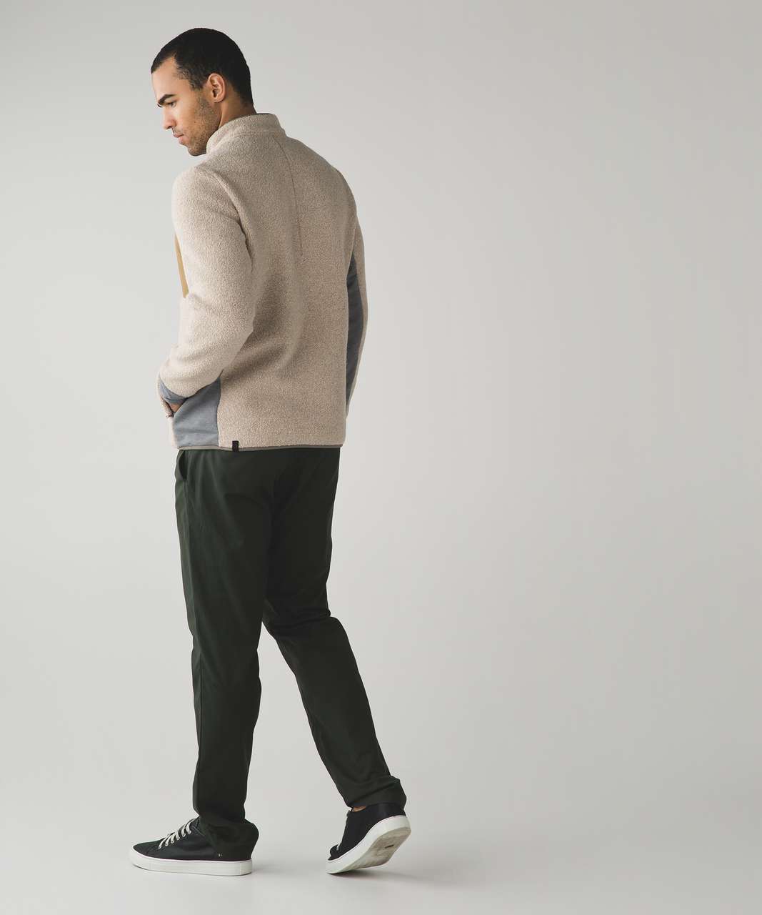 Lululemon Pyle Pullover - Heathered Wacky Khaki - lulu fanatics