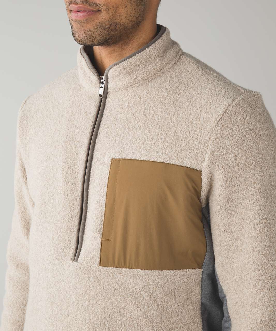 Lululemon Pyle Pullover - Heathered Wacky Khaki