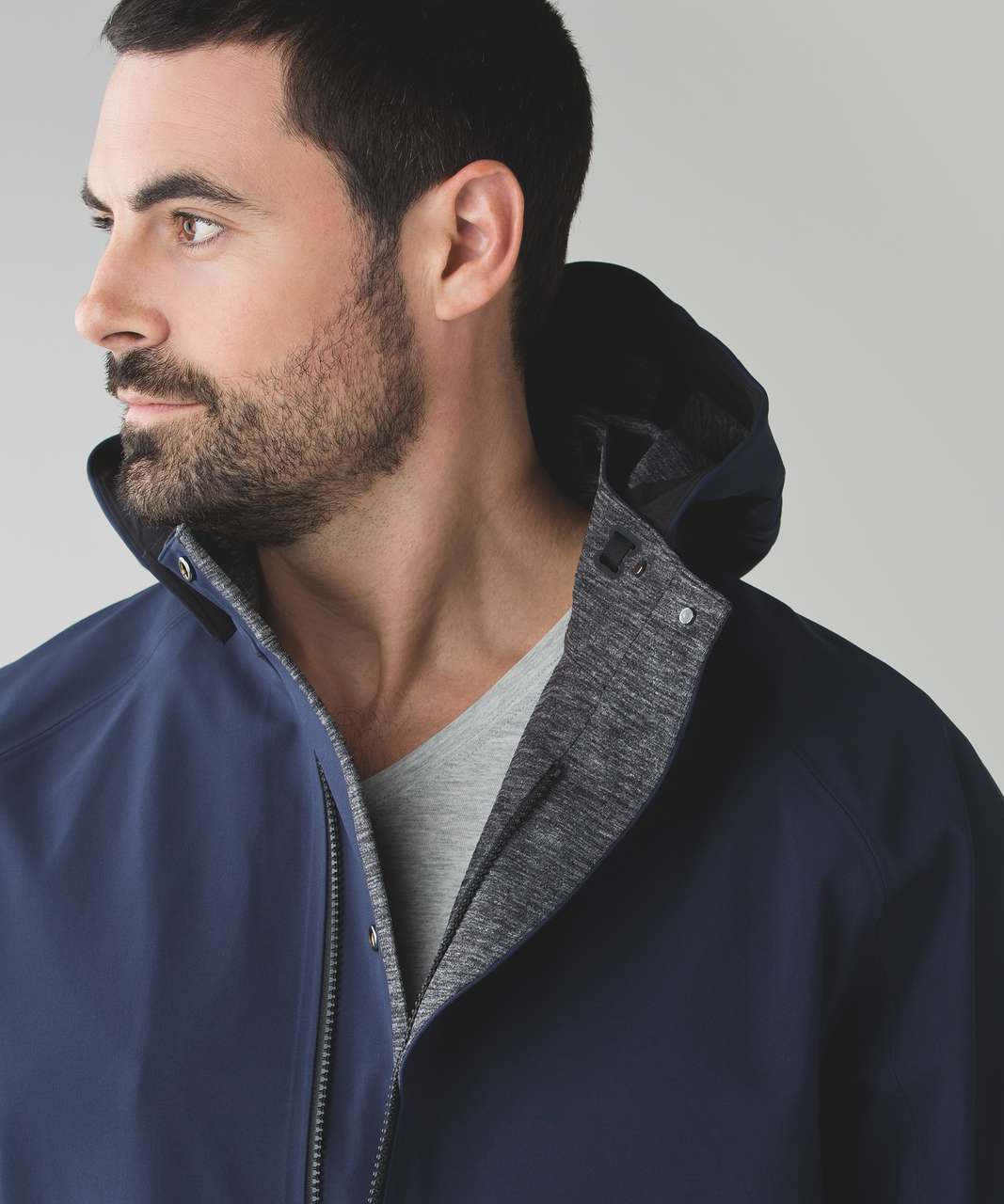 Lululemon Palindro Jacket - Deep Navy / Heathered Black