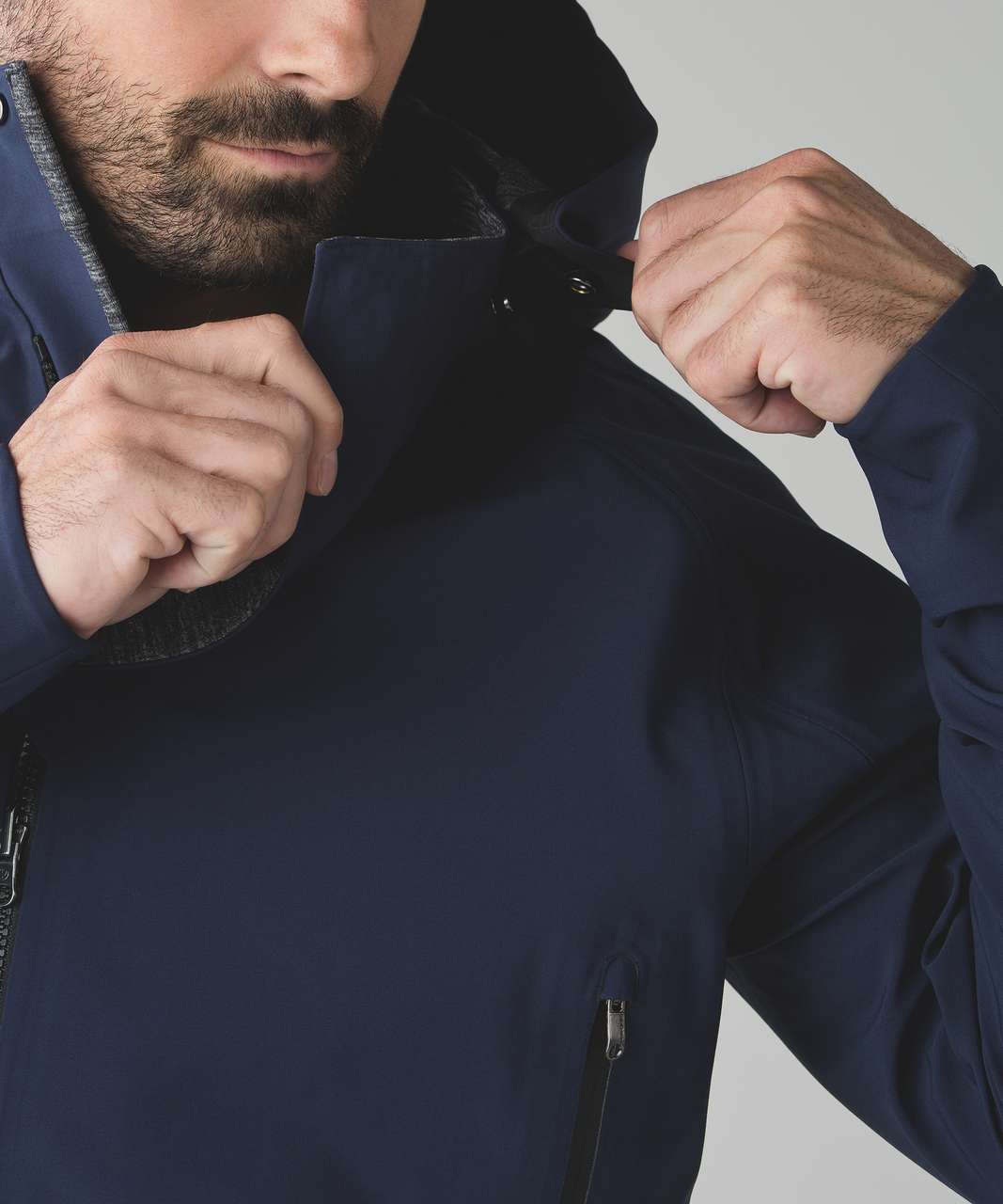 Lululemon Palindro Jacket - Deep Navy / Heathered Black