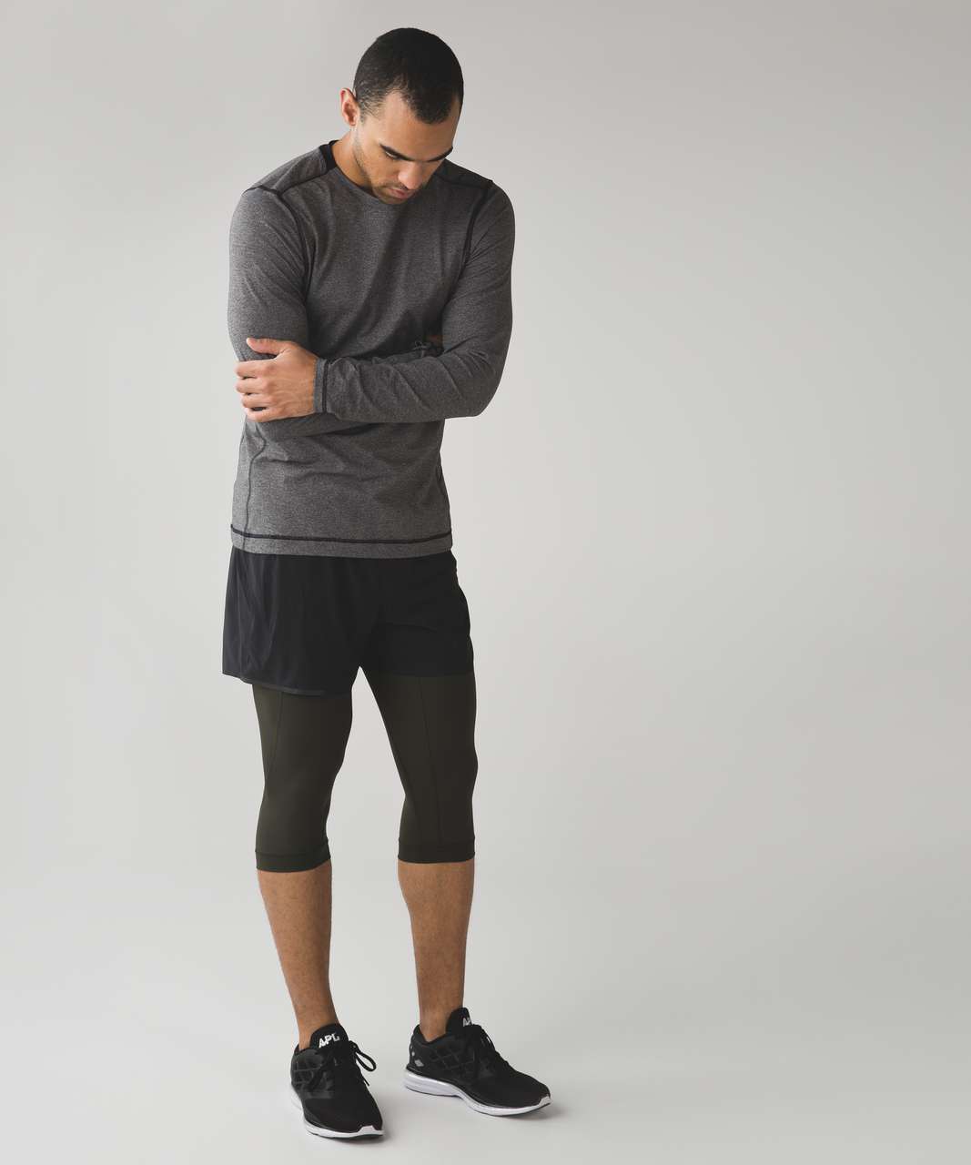 NWT - Lululemon Men's Tight Stuff Tight *Full-On Luxtreme Black 29