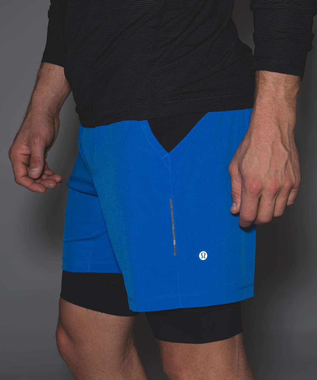 Lululemon Repetition Short - Lakeside Blue / Black