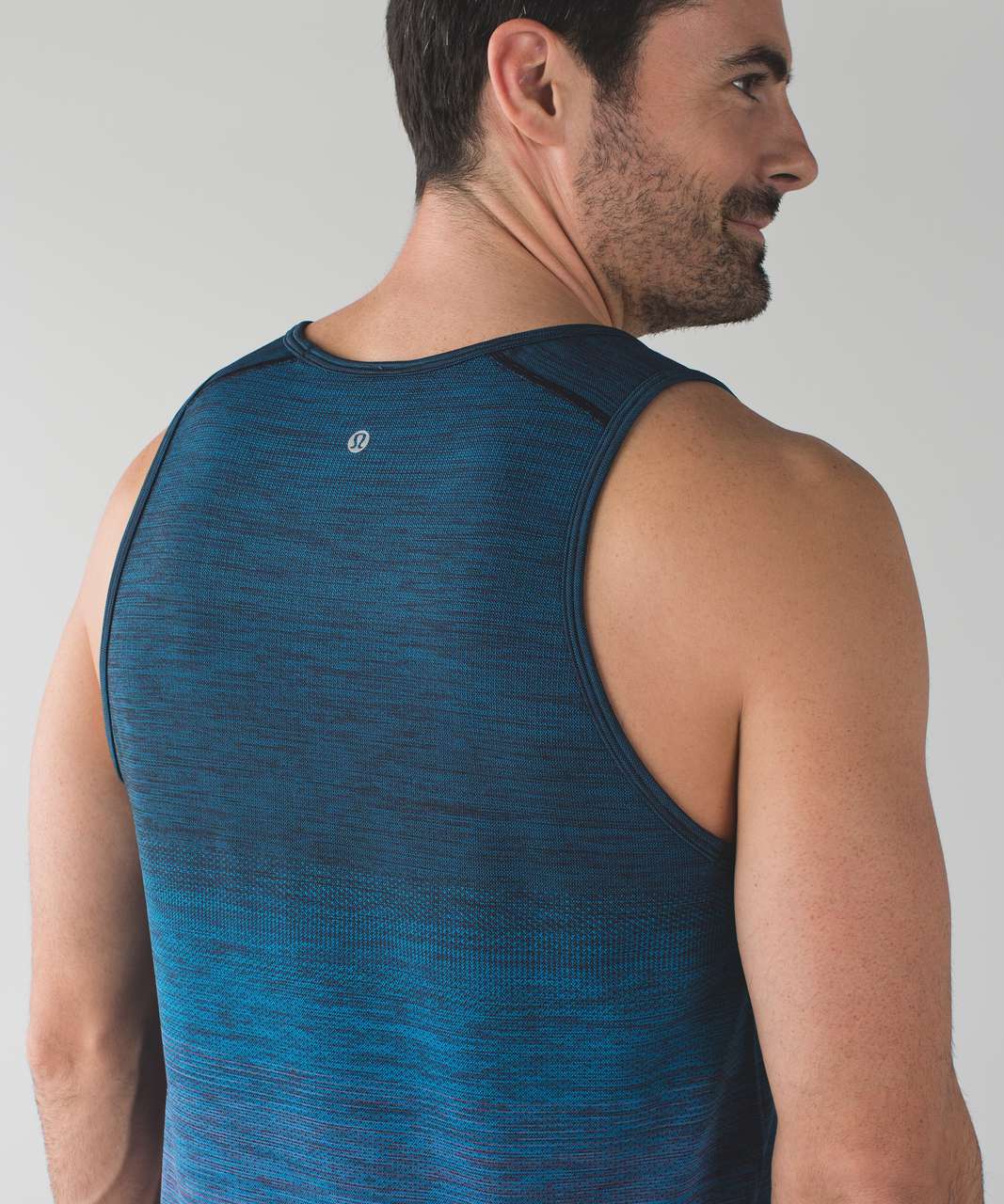 Lululemon Metal Vent Tech Tank - Deep Navy / Blue / Red - lulu fanatics