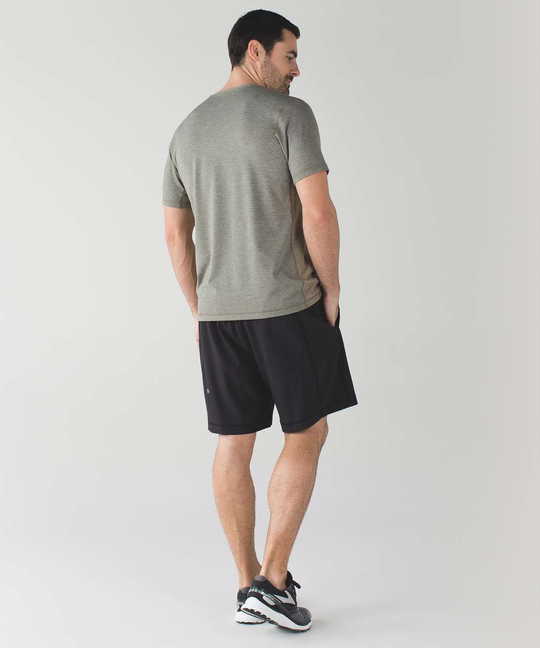 Lululemon T.H.E. Crew - Wee Stripe Heathered Moss Heathered Alberta Lake / Heathered Moss