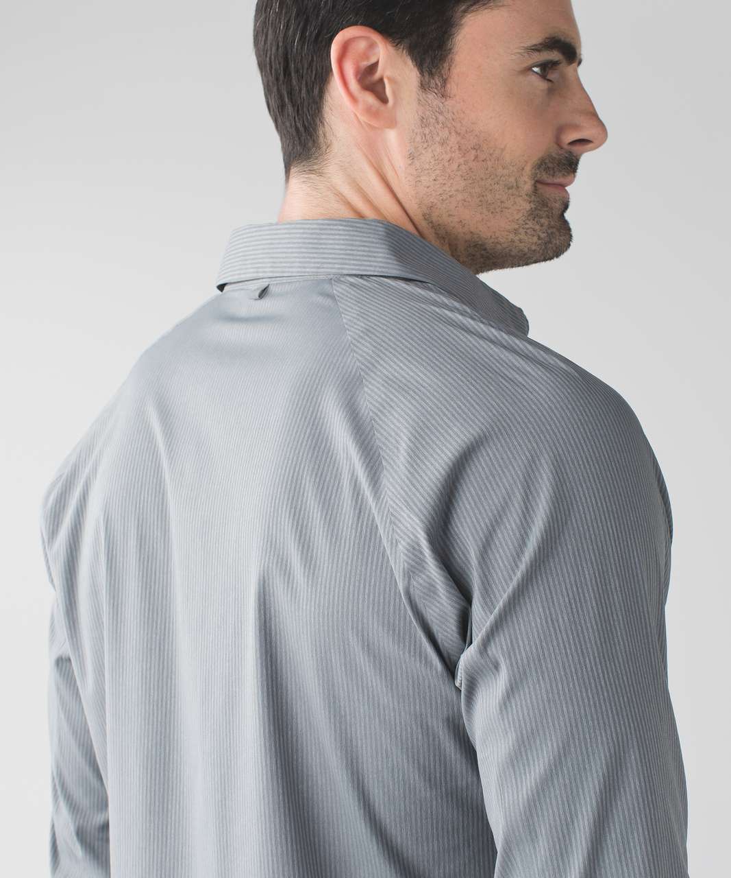 Lululemon Bonded Voyage Long Sleeve Button Down - Heathered Slate