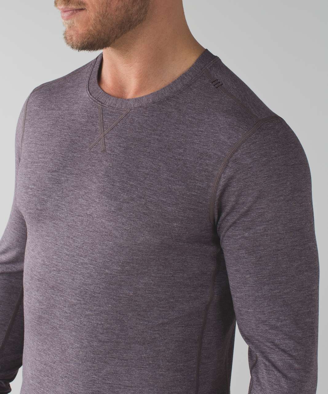 Lululemon T.H.E. Long Sleeve - Heathered Black Cherry