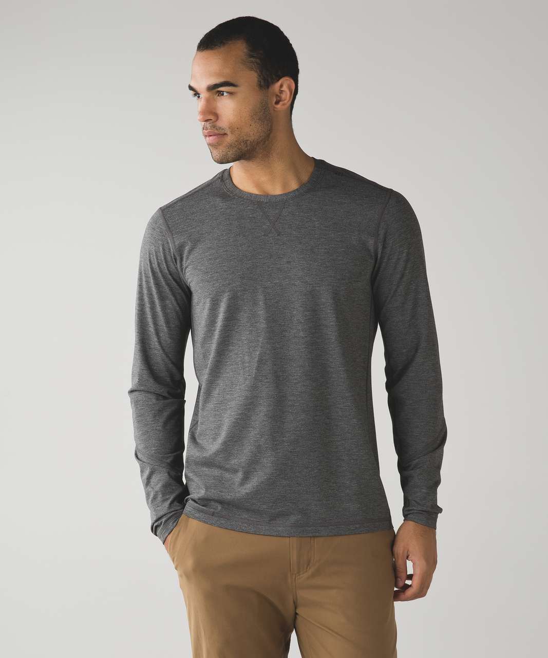 Lululemon T.H.E. Long Sleeve - Heathered Black