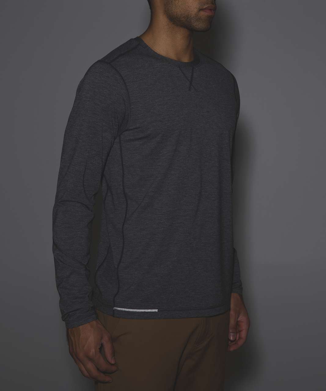 Lululemon T.H.E. Long Sleeve - Heathered Black