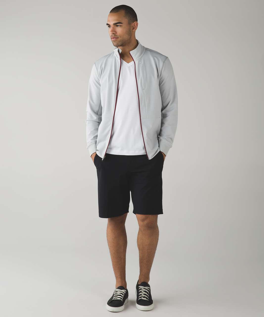 Lululemon PrePost Jacket - Heathered Silver Spoon