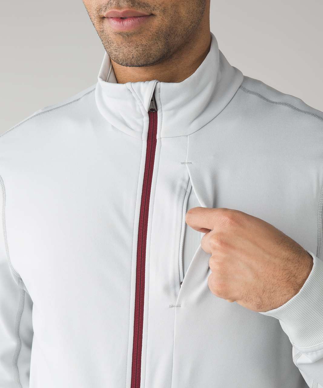 Lululemon PrePost Jacket - Heathered Silver Spoon