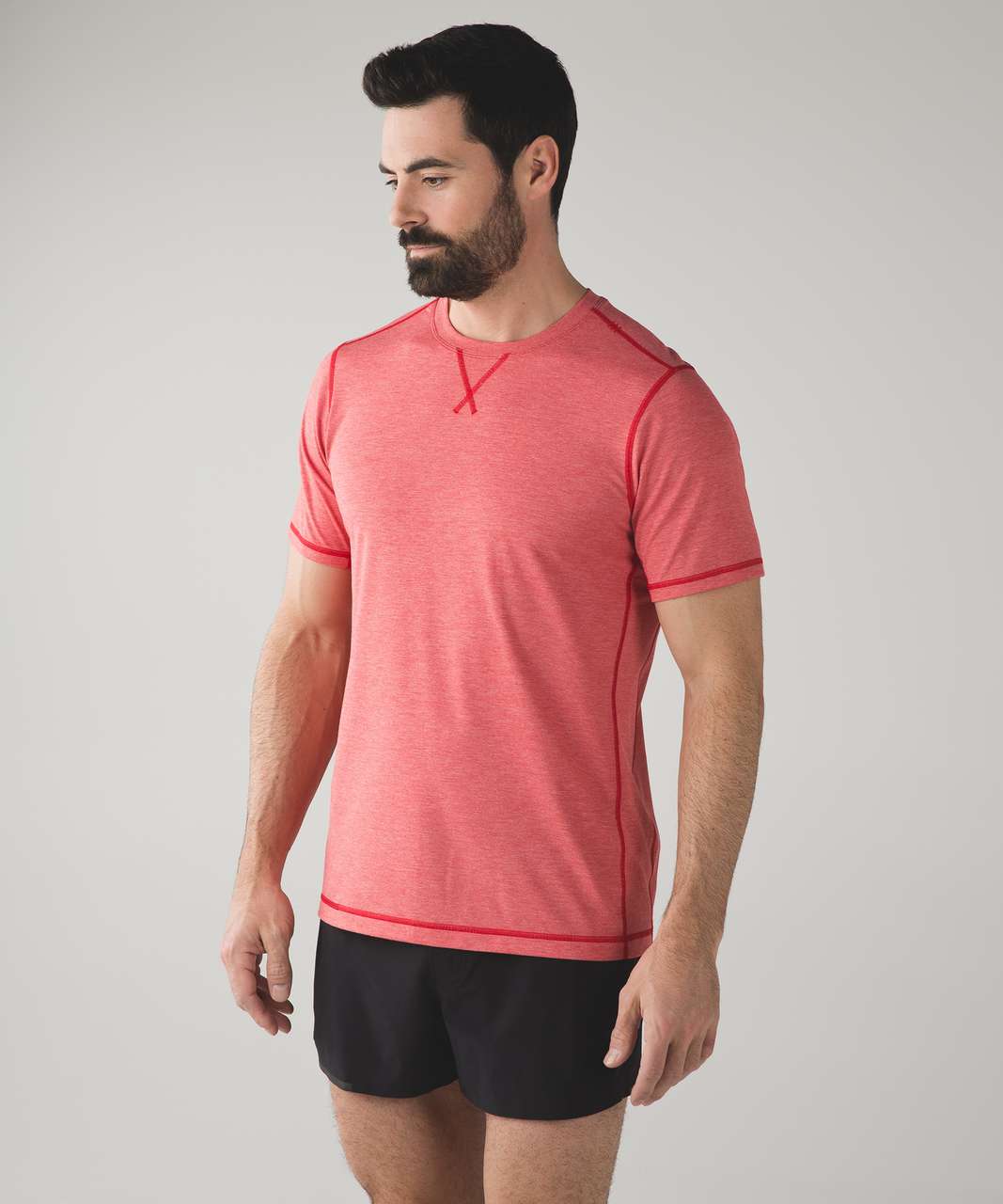 Lululemon T.H.E. Crew - Heathered Lulu Red