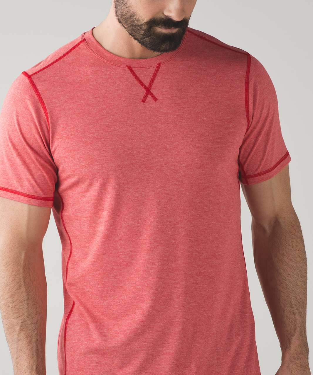 Lululemon T.H.E. Crew - Heathered Lulu Red