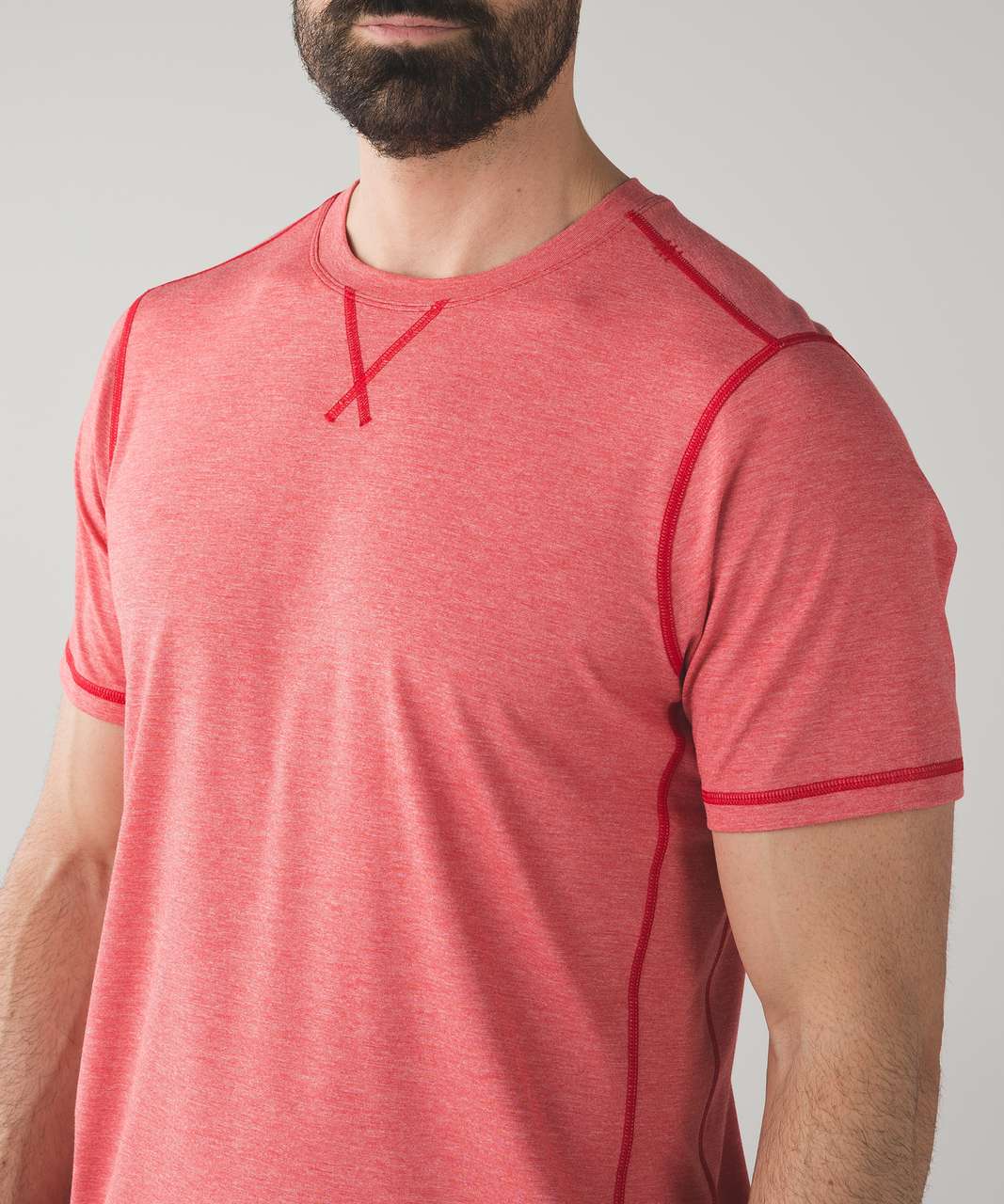 Lululemon T.H.E. Crew - Heathered Lulu Red