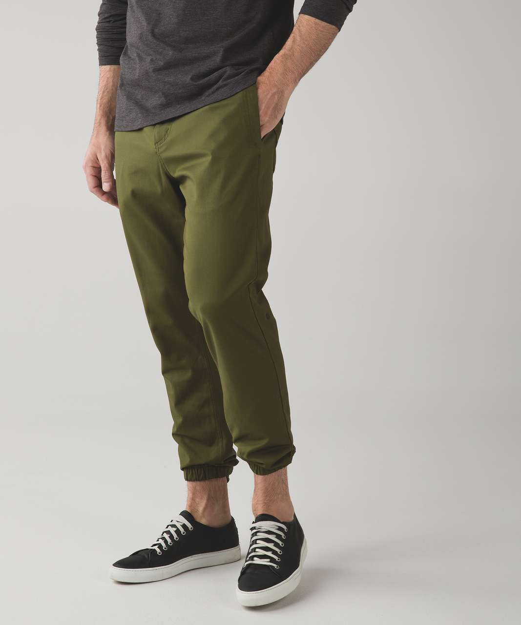 Lululemon What The Cuff Pant - Brave Olive - lulu fanatics