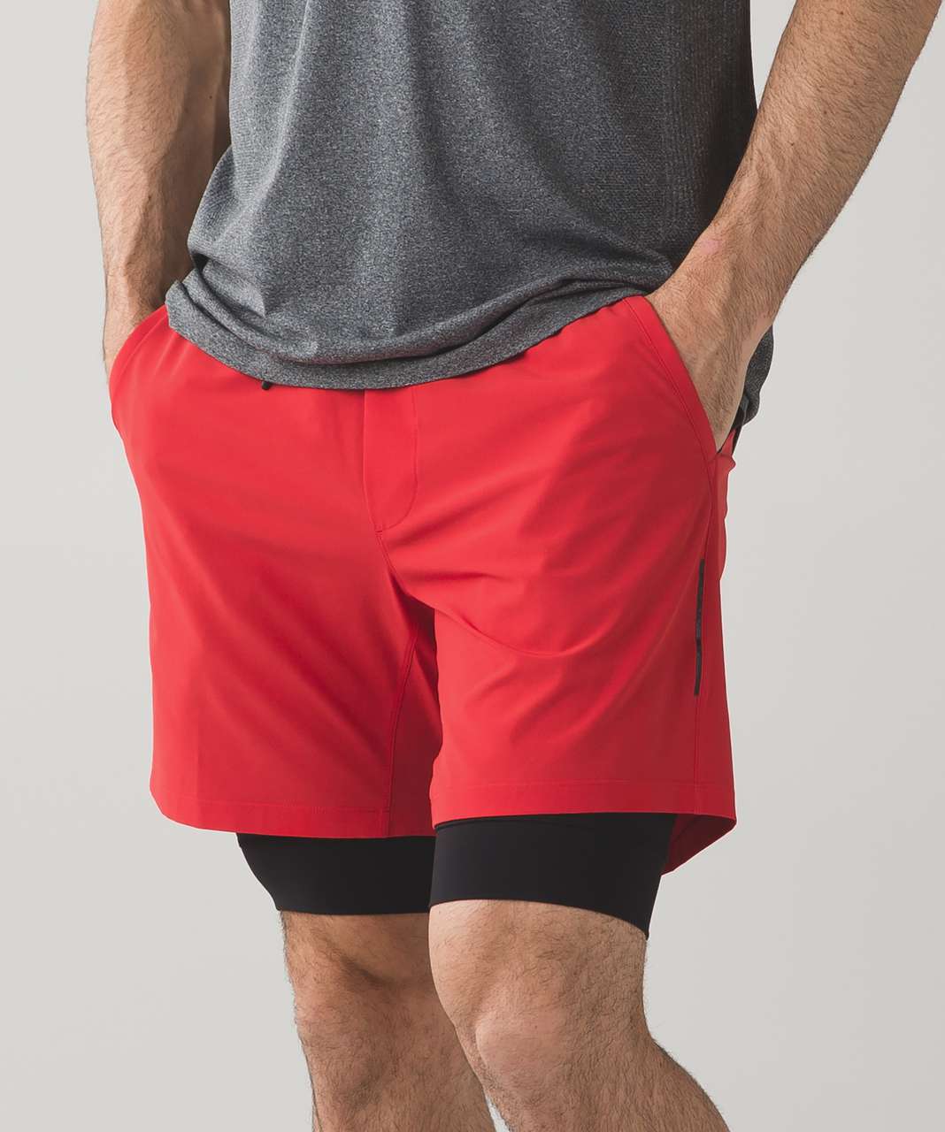 Lululemon Repetition Short - Lulu Red / Black