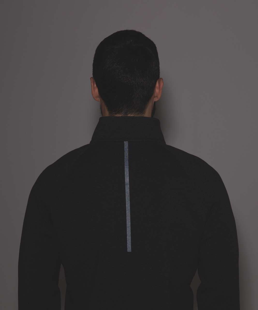 Lululemon Chamber Long Sleeve 1/2 Zip - Heathered Black