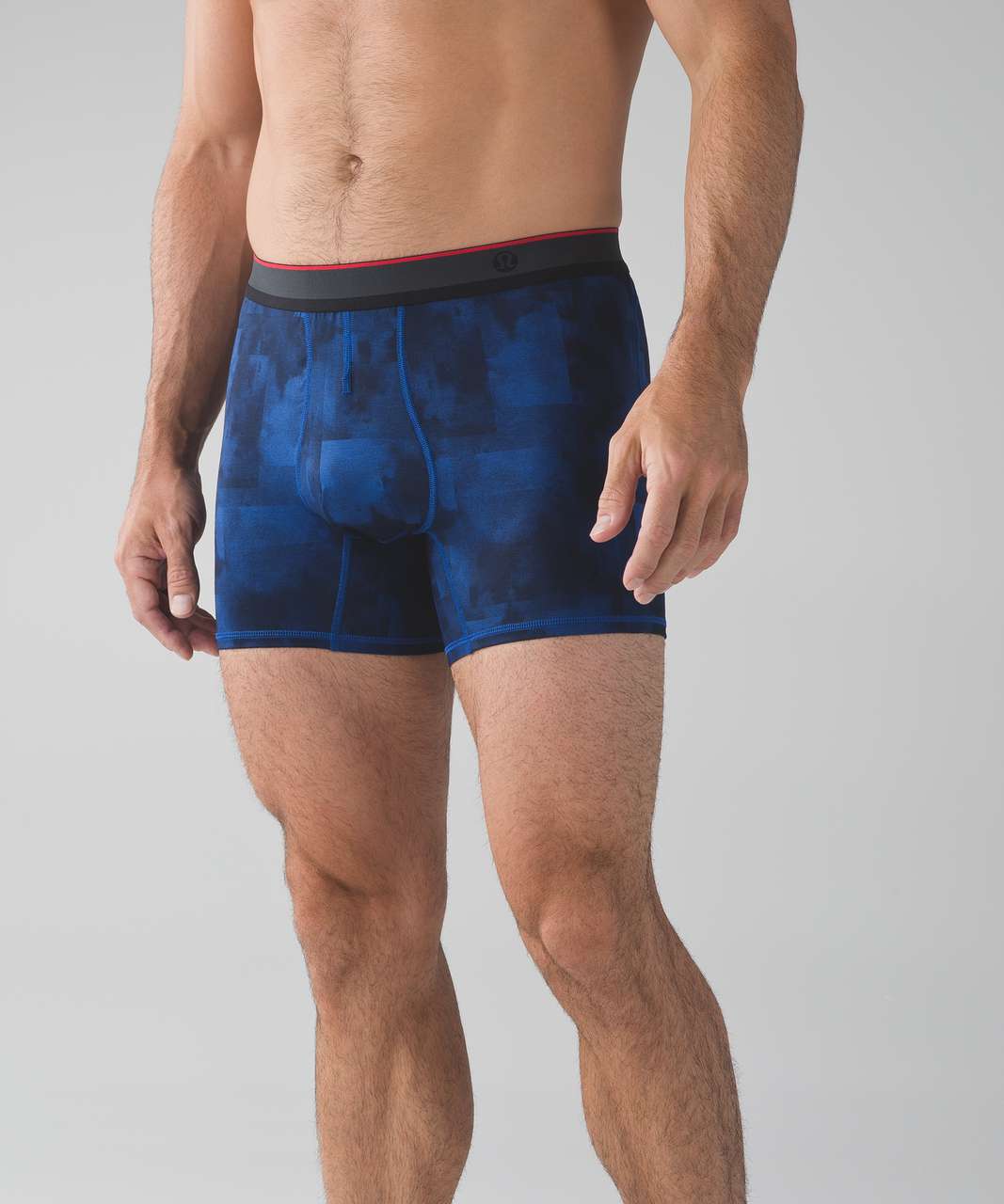 Lululemon No Boxer Boxer - Park Clouds Dark Cobalt Deep Navy