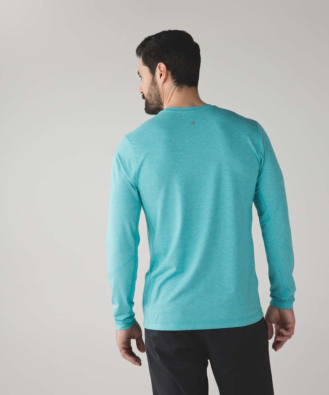 Lululemon T.H.E. Long Sleeve - Heathered Bondi Blue