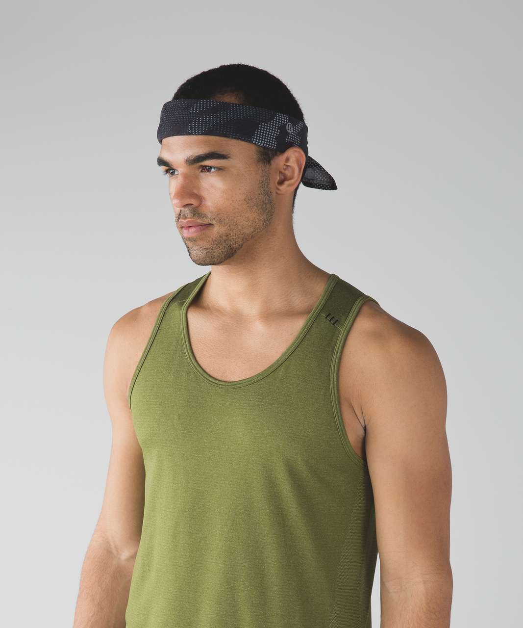 Lululemon T.H.E. Bandana - Black / Silver Spoon