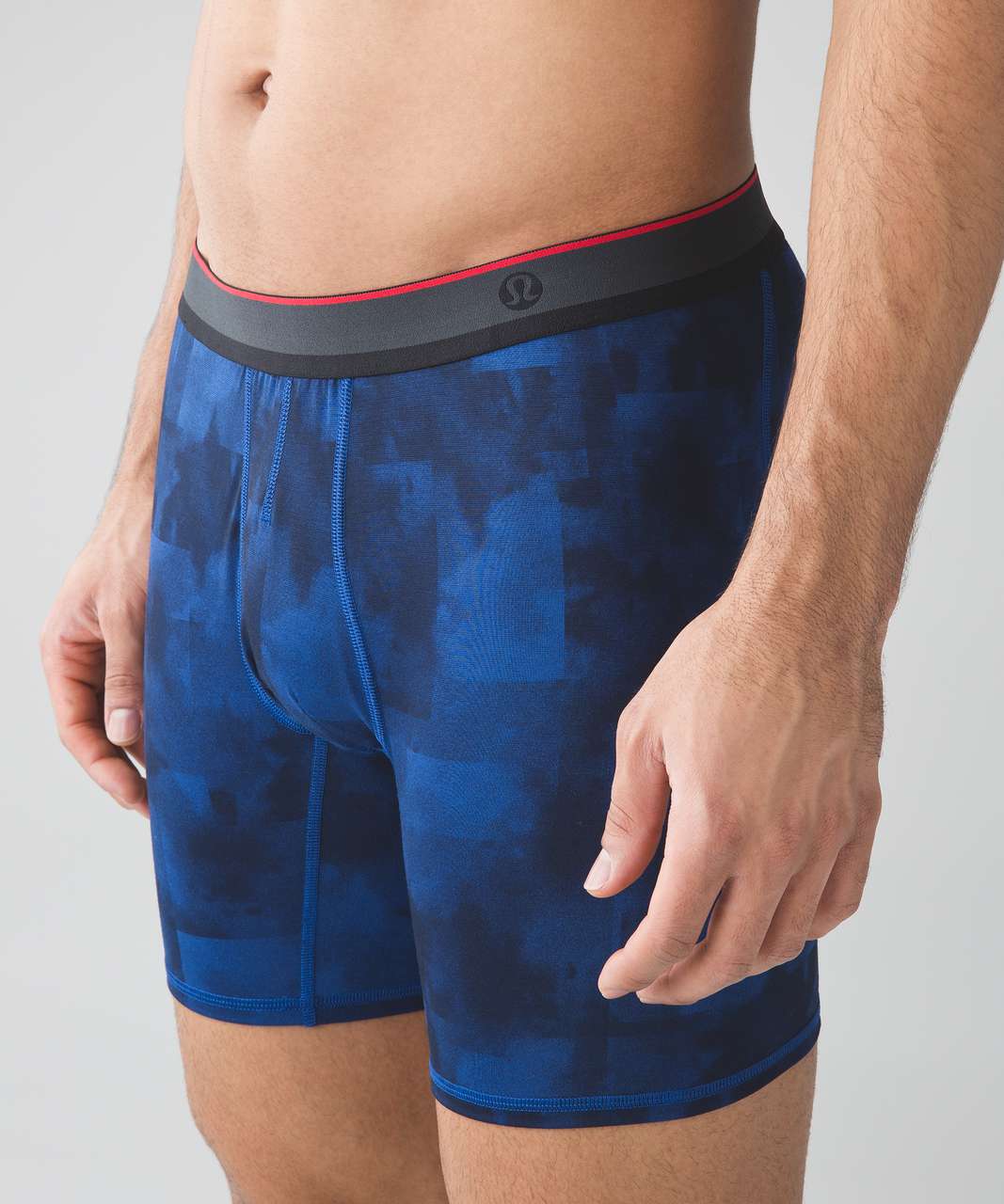 Lululemon No Boxer Boxer (The Long One) - Park Clouds Dark Cobalt Deep Navy