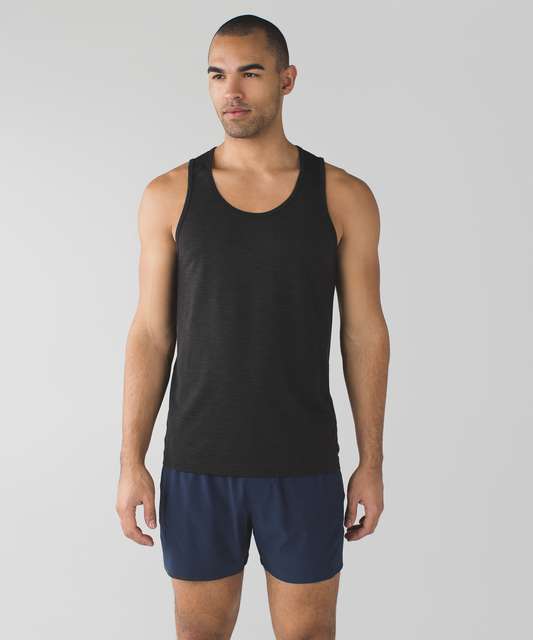 Lululemon Metal Vent Tech Tank - Deep Navy / Blue / Red - lulu fanatics