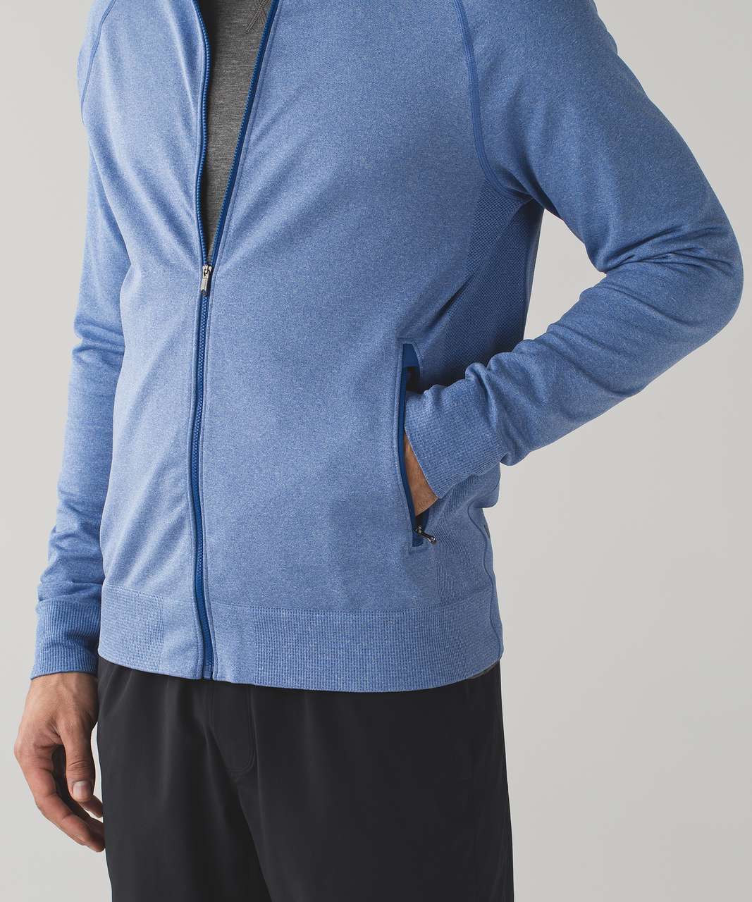 Lululemon Pulse Jacket - Heathered Dark Cobalt